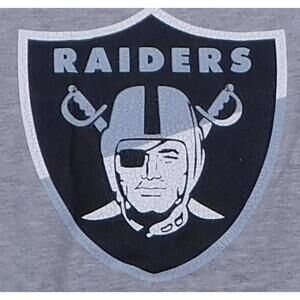 Las Vegas Raiders Gray & Black T-Shirt Mens Small Official NFL Apparel *NEW*